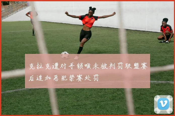 克拉克遭对手锁喉未被判罚联盟赛后追加恶犯禁赛处罚